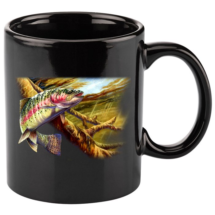 Wildlife - Rainbow Trout 11oz C Handle Ceramic Mug