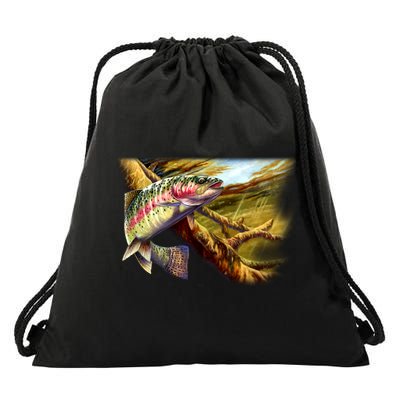 Wildlife - Rainbow Trout Drawstring Bag