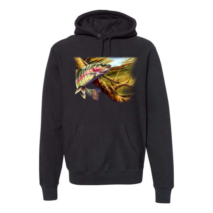 Wildlife - Rainbow Trout Premium Hoodie