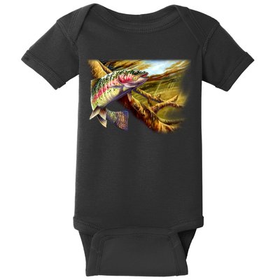 Wildlife - Rainbow Trout Baby Bodysuit