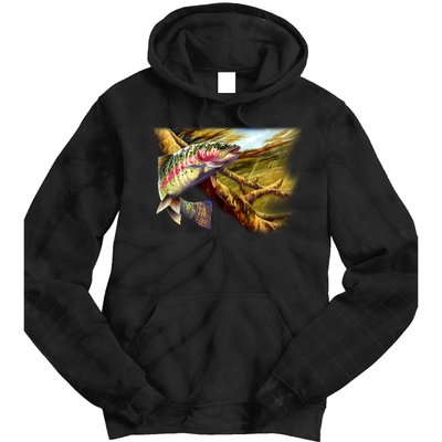 Wildlife - Rainbow Trout Tie Dye Hoodie