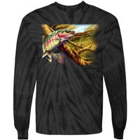 Wildlife - Rainbow Trout Tie-Dye Long Sleeve Shirt