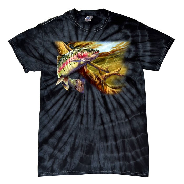 Wildlife - Rainbow Trout Tie-Dye T-Shirt