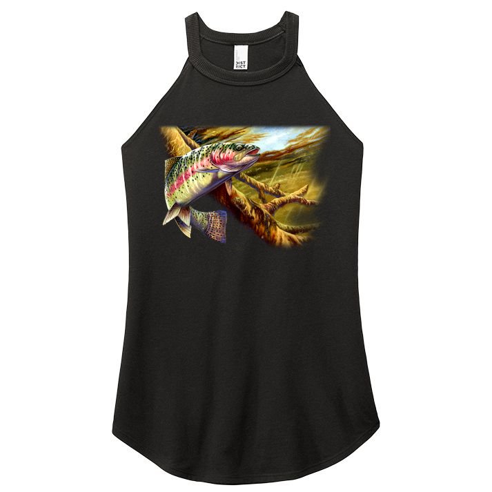 Wildlife - Rainbow Trout Women's Perfect Tri Rocker Tank