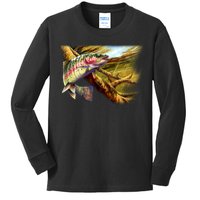 Wildlife - Rainbow Trout Kids Long Sleeve Shirt