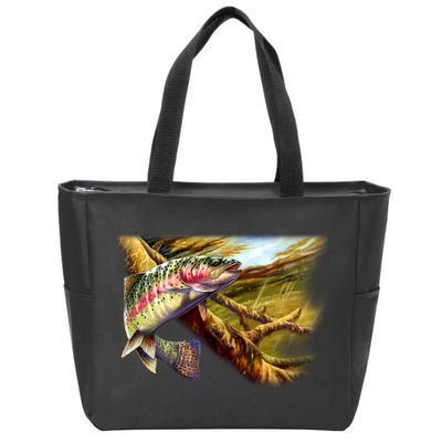 Wildlife - Rainbow Trout Zip Tote Bag