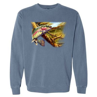 Wildlife - Rainbow Trout Garment-Dyed Sweatshirt