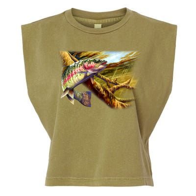 Wildlife - Rainbow Trout Garment-Dyed Women's Muscle Tee