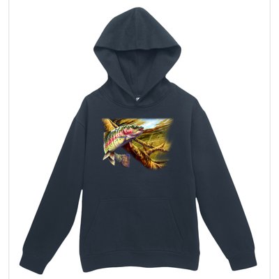 Wildlife - Rainbow Trout Urban Pullover Hoodie