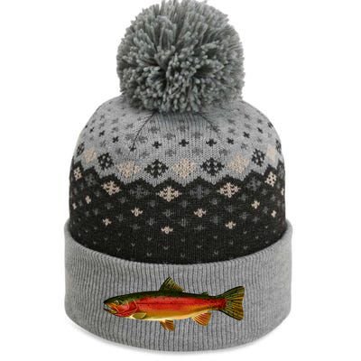 Wildlife - Rainbow Trout Side The Baniff Cuffed Pom Beanie