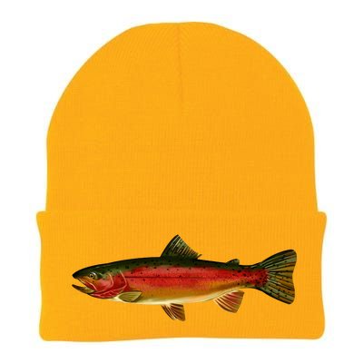 Wildlife - Rainbow Trout Side Knit Cap Winter Beanie