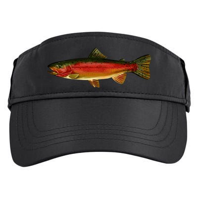Wildlife - Rainbow Trout Side Adult Drive Performance Visor