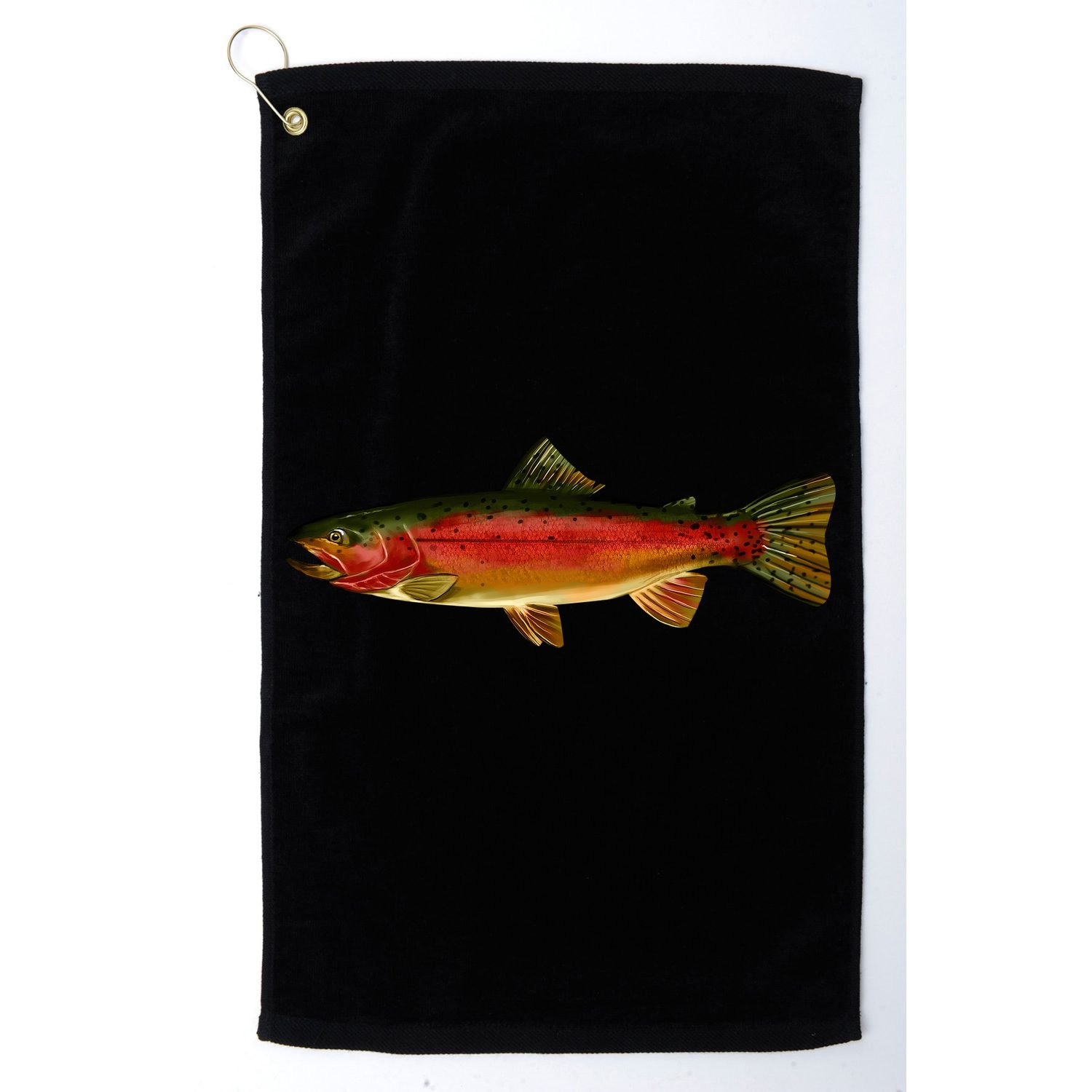 Wildlife - Rainbow Trout Side Golf Towel