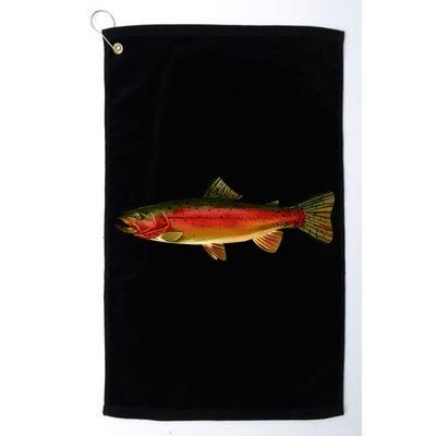 Wildlife - Rainbow Trout Side Platinum Collection Golf Towel