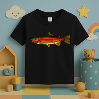 Wildlife - Rainbow Trout Side Toddler T-Shirt