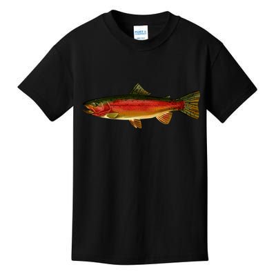 Wildlife - Rainbow Trout Side Kids T-Shirt