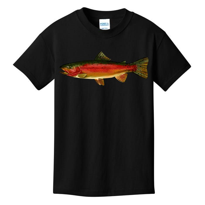 Wildlife - Rainbow Trout Side Kids T-Shirt