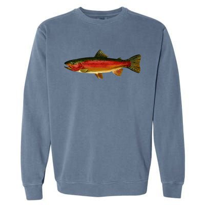 Wildlife - Rainbow Trout Side Garment-Dyed Sweatshirt