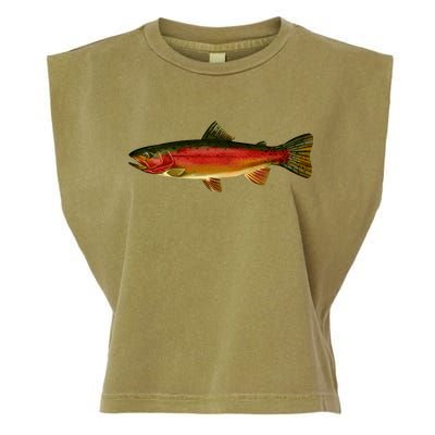 Wildlife - Rainbow Trout Side Garment-Dyed Women's Muscle Tee