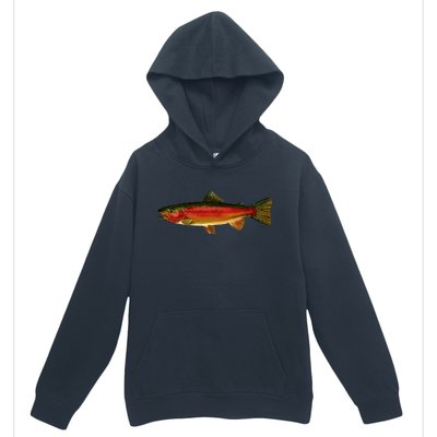 Wildlife - Rainbow Trout Side Urban Pullover Hoodie