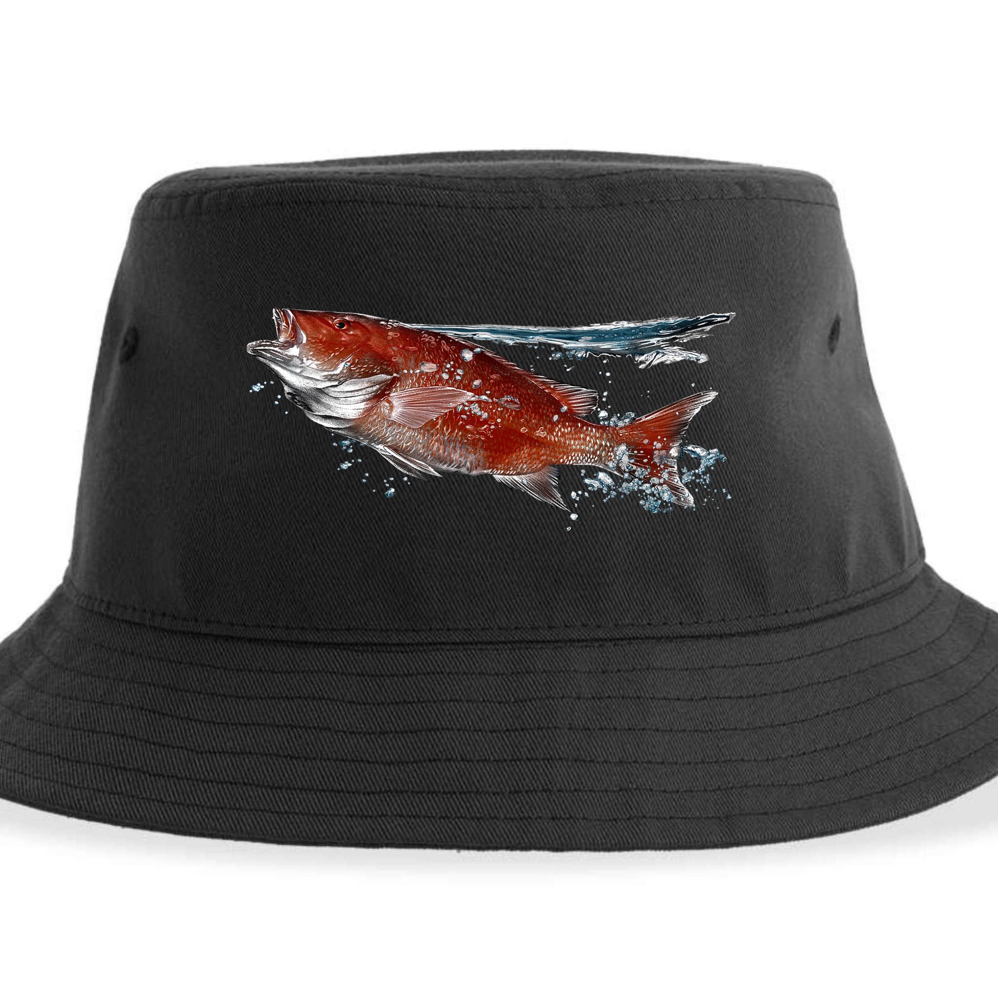 Wildlife - Red Snapper Surfacing Sustainable Bucket Hat