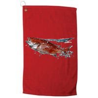 Wildlife - Red Snapper Surfacing Golf Towel