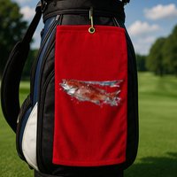 Wildlife - Red Snapper Surfacing Golf Towel