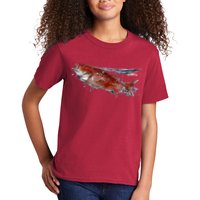 Wildlife - Red Snapper Surfacing Kids T-Shirt