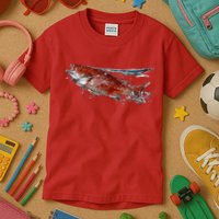 Wildlife - Red Snapper Surfacing Kids T-Shirt