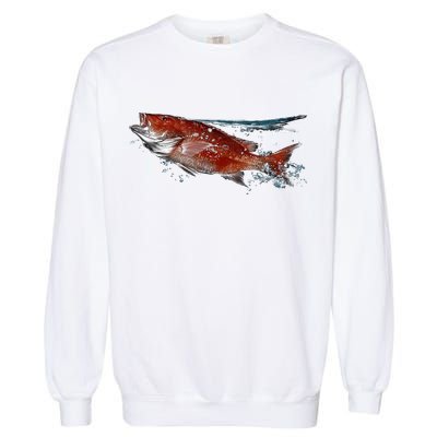 Wildlife - Red Snapper Surfacing Garment-Dyed Sweatshirt