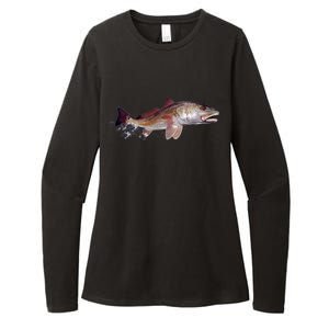 Wildlife - Redfish Womens CVC Long Sleeve Shirt