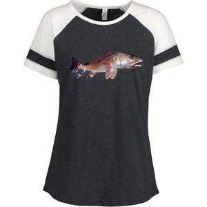 Wildlife - Redfish Enza Ladies Jersey Colorblock Tee