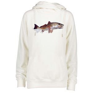 Wildlife - Redfish Womens Funnel Neck Pullover Hood