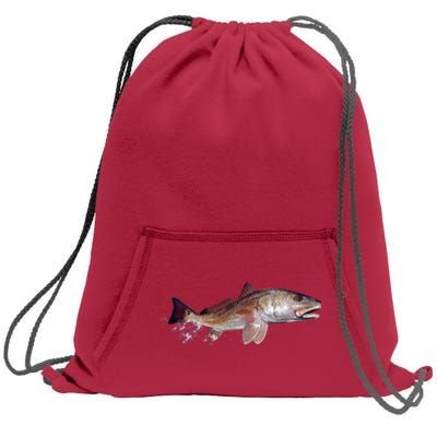 Wildlife - Redfish Sweatshirt Cinch Pack Bag