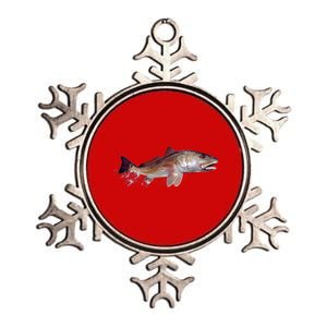 Wildlife - Redfish Metallic Star Ornament