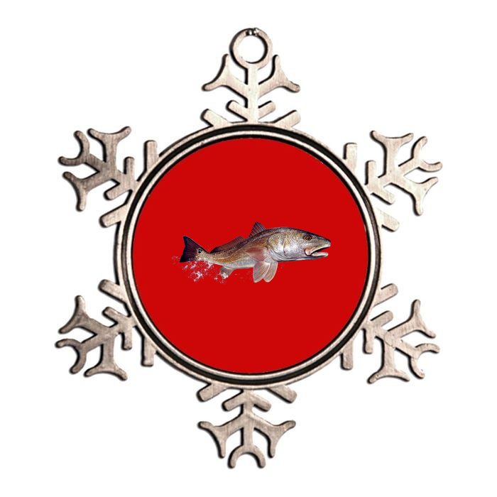 Wildlife - Redfish Metallic Star Ornament