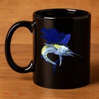 Wildlife Sailfish 11oz C Handle Ceramic Mug