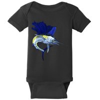 Wildlife Sailfish Baby Bodysuit