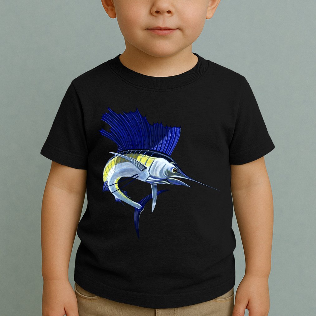Wildlife Sailfish Toddler T-Shirt
