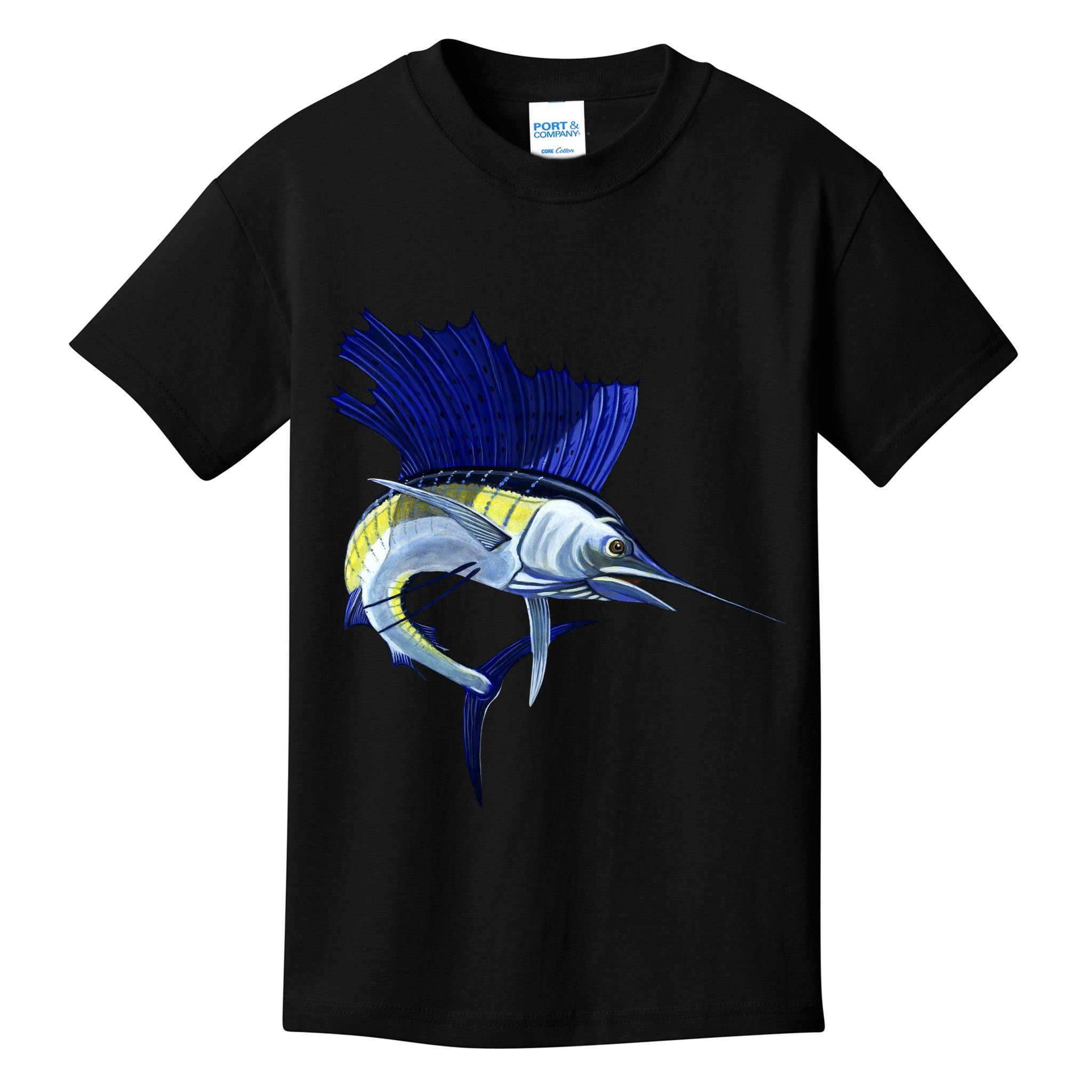 Wildlife Sailfish Kids T-Shirt