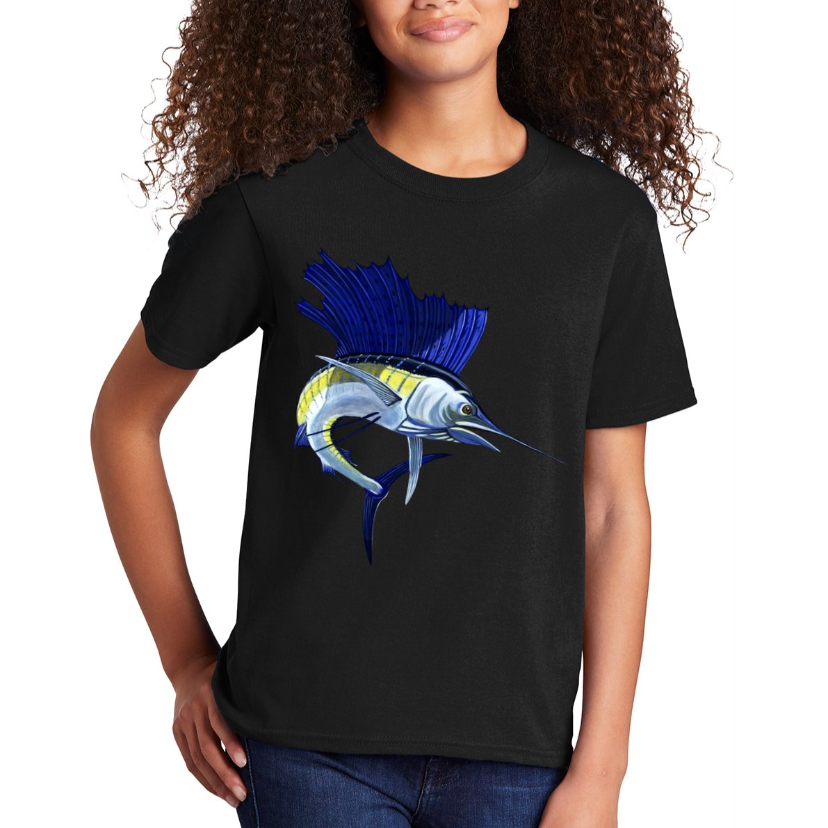 Wildlife Sailfish Kids T-Shirt