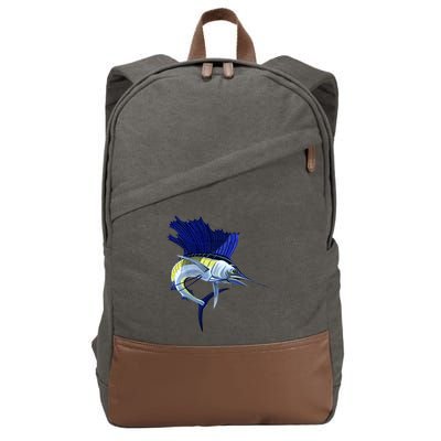Wildlife Sailfish Cotton Canvas Backpack