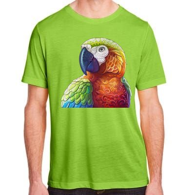 Wildlife - Scarlet Macaw Ara Parrot Adult ChromaSoft Performance T-Shirt