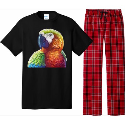 Wildlife - Scarlet Macaw Ara Parrot Pajama Set