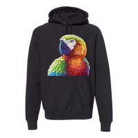 Wildlife - Scarlet Macaw Ara Parrot Premium Hoodie