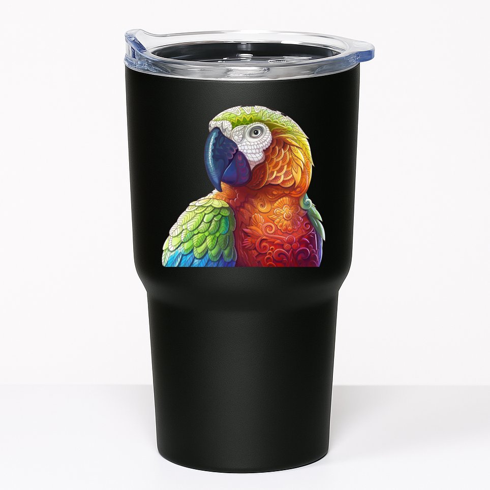Wildlife - Scarlet Macaw Ara Parrot Tumbler
