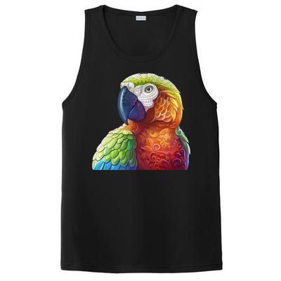 Wildlife - Scarlet Macaw Ara Parrot PosiCharge Competitor Tank