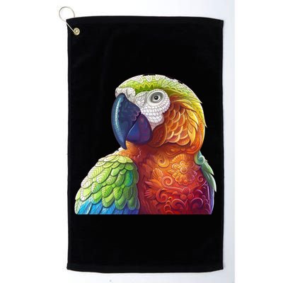 Wildlife - Scarlet Macaw Ara Parrot Golf Towel