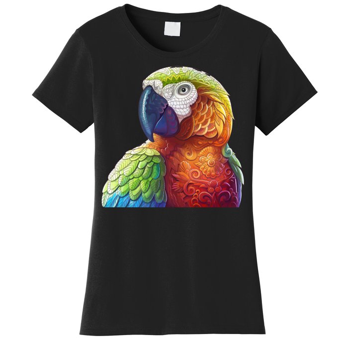 Wildlife - Scarlet Macaw Ara Parrot Women's T-Shirt