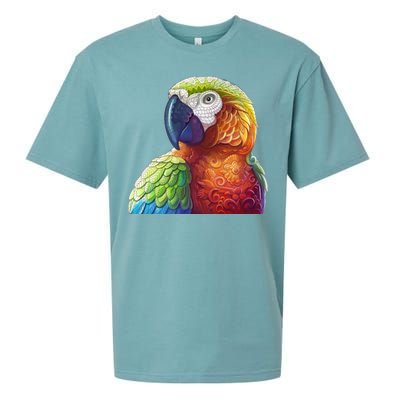 Wildlife - Scarlet Macaw Ara Parrot Sueded Cloud Jersey T-Shirt